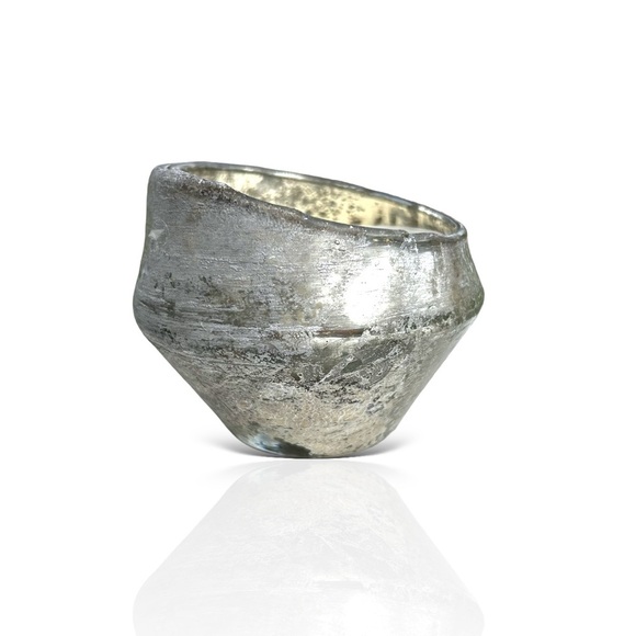 Mercury Glass Pomegranate Noir Inspired by Jo Malone Natural Wood Wick Candle - Picture 8 of 9